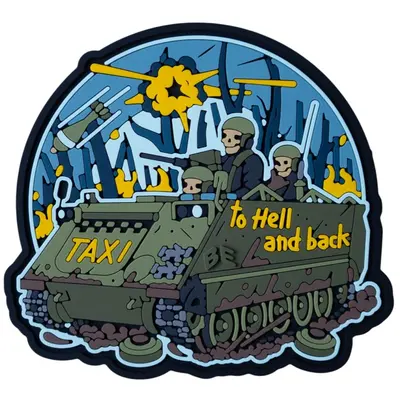 PVC patch “TAXI TO HELL AND BACK”