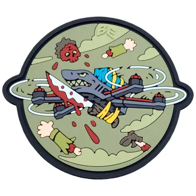 PVC patch “FPV” olive