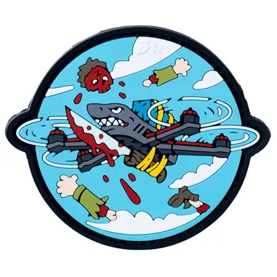 PVC patch “FPV” color