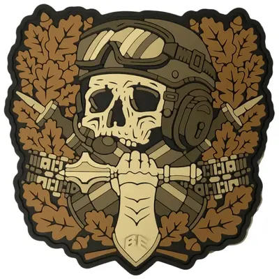 PVC patch “PRIMARY TANKER” coyote