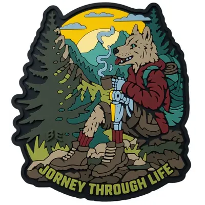 PVC patch “TRAVELER THROUGH LIFE”