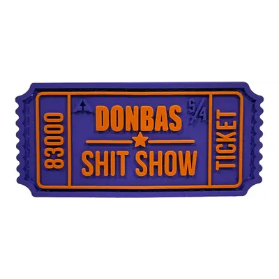 Patch "BILETIK" purple-orange — PVC