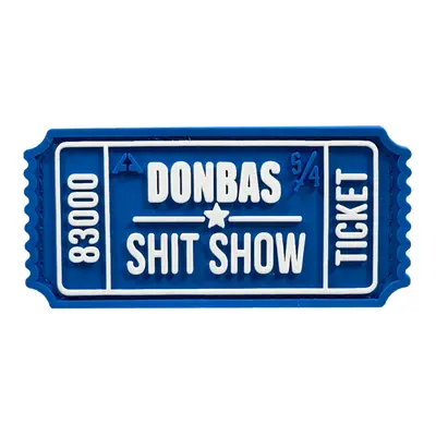 Patch "BILETIK" blue and white — PVC