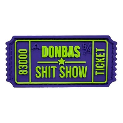 Patch "BILETIK" purple-green — PVC