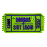 Patch "BILETIK" light green-purple — PVC Patch "BILETIK" light green-purple — PVC