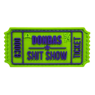 Patch "BILETIK" light green-purple — PVC