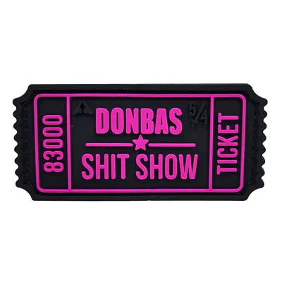 Patch "BILETIK" black and pink — PVC