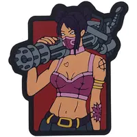 Патч "TACTICAL GIRL" червоний — ПВХ