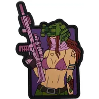 Патч "TACTICAL GIRL" рожевий — ПВХ