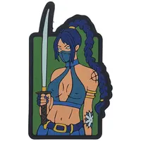 Патч "TACTICAL GIRL" зелений — ПВХ