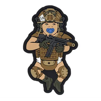 “MALYUK” dark-skinned patch — PVC