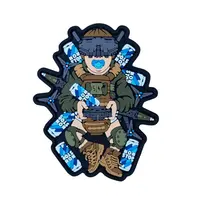 Патч "МАЛЮК NONSTOP FPV EDITION" синій — ПВХ