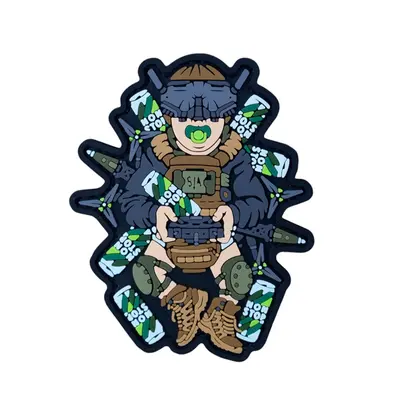 Patch “MALYUK NONSTOP FPV EDITION” green — PVC