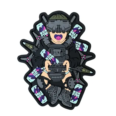 Patch “MALYUK NONSTOP FPV EDITION” purple — PVC