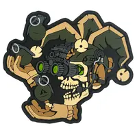 Зелений патч "КЛОУН ЖАНГЛЕР" — ПВХ 