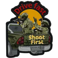 Патч «DRIVE FAST» — ПВХ