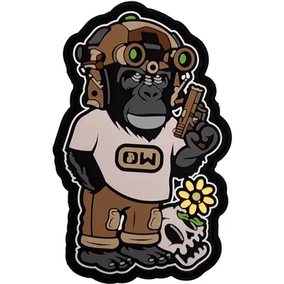 Patch "GORILLA OW" — PVC