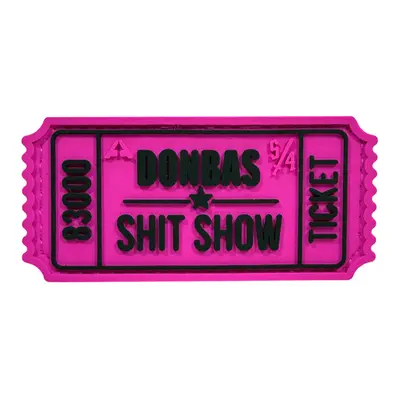 Patch "BILETIK" pink-black — PVC