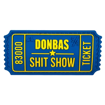 Patch "BILETIK" blue-yellow — PVC