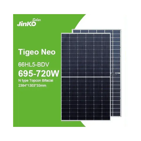 Солнечная панель Jinko Solar Tiger Neo 620W двухсторонняя N Type TOPCon Glass Glass