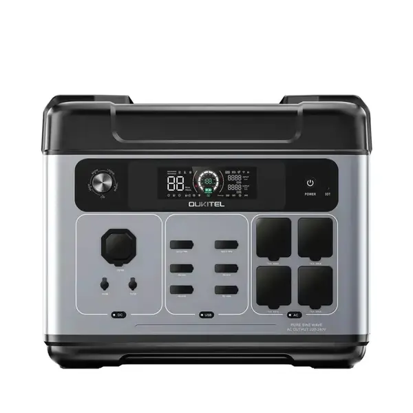 Портативна зарядна станція OUKITEL P2001E Plus 2048Wh 2400W LiFePO4 з функцією UPS