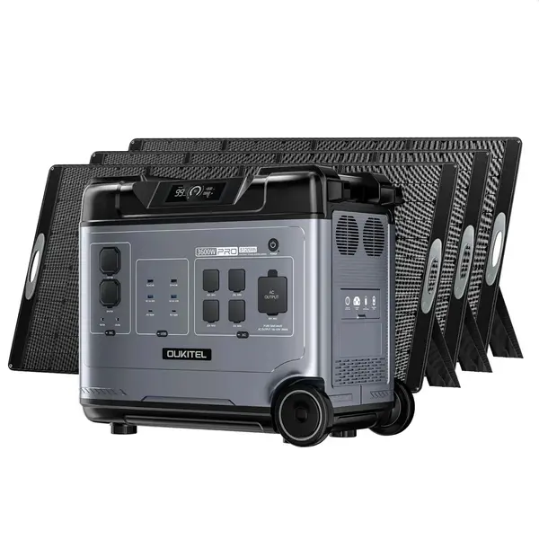 Портативная зарядная станция OUKITEL P5000E Pro 5120Wh 4000W LiFePO4 с функцией UPS