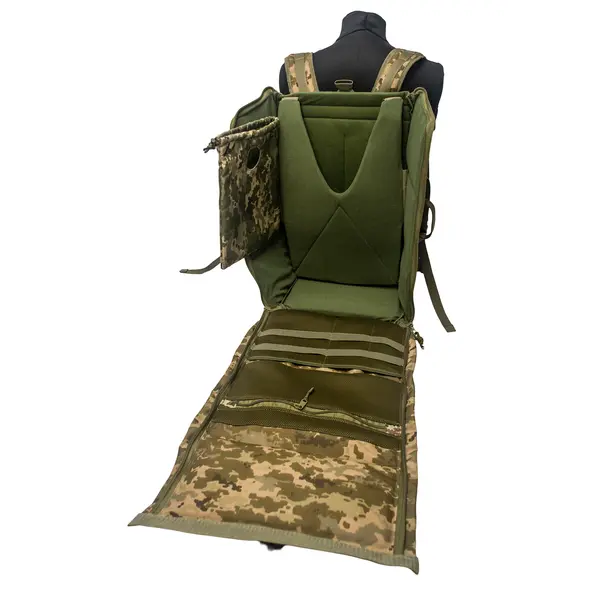 Дроноторба ST-FPV 50L для 4 FPV 8" (рюкзак з сумкою для пульта та окулярів) Піксель