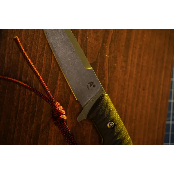 Тактичний ніж TCH1 зі сталі 440C та ножни ABS | Blackwash | HPL руків’я