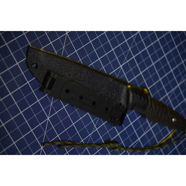 Тактичний ніж TCH2 зі сталі 440C та ножни ABS | Blackwash | HPL руків’я