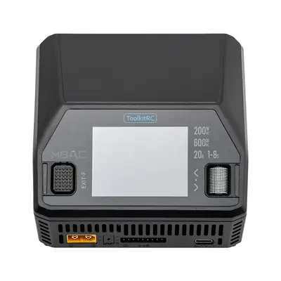 Зарядний пристрій ToolkitRC M8AC AC/DC 600W 20A | Балансир для LiPo 8S, NiMH, Pb акумуляторів