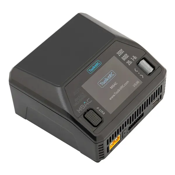 Зарядний пристрій ToolkitRC M8AC AC/DC 600W 20A | Балансир для LiPo 8S, NiMH, Pb акумуляторів