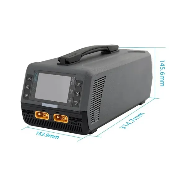 Зарядний пристрій ToolkitRC M14DAC 2500W 14S Dual Channel AC Smart Charger | Професійна зарядна станція для LiPo/LiHV 6–14S