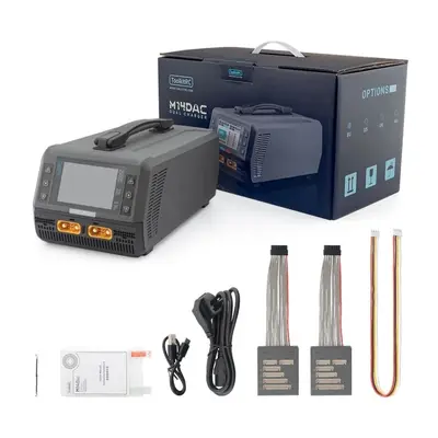 Зарядний пристрій ToolkitRC M14DAC 2500W 14S Dual Channel AC Smart Charger | Професійна зарядна станція для LiPo/LiHV 6–14S