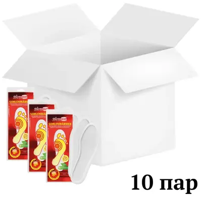 Хімічна грілка-устілка для ніг Thermopad Foot Warmer New, 10 пар, S (36-37)