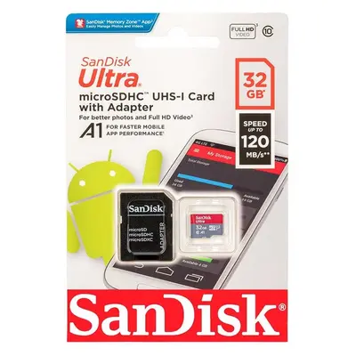 Карта пам’яті SanDisk Ultra 256GB SDXC Class 10 UHS-I (до 120 МБ/с) SDSQUAC-256G-GN6MN