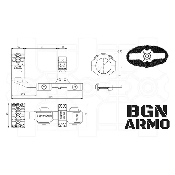 BGN ARMO VL series sight mount BGN ARMO VL series sight mount