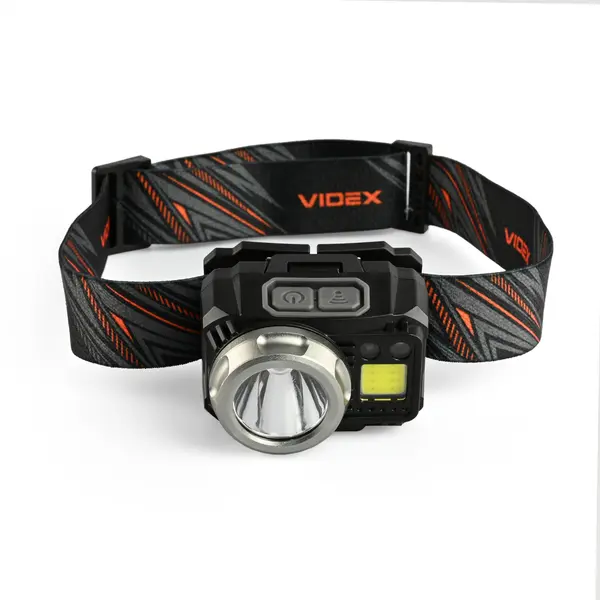 Світлодіодний налобний ліхтарик VIDEX VLF-H075C 550Lm 5000K (7 режимів роботи)