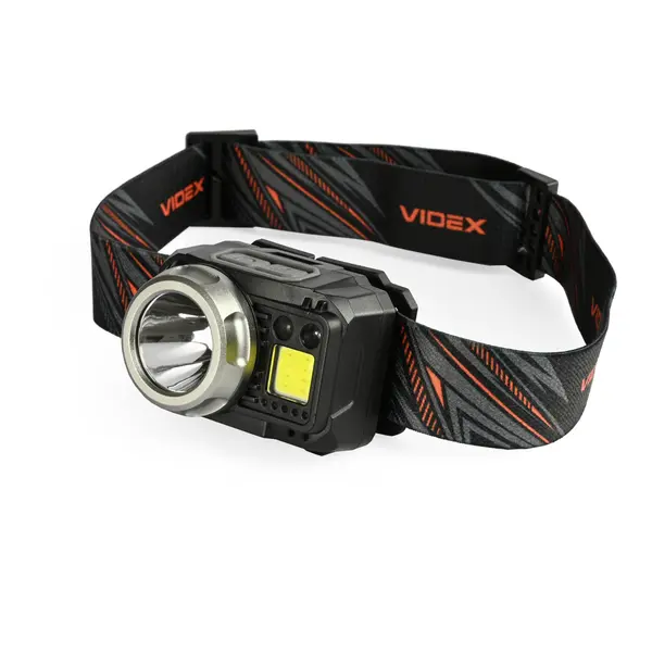Світлодіодний налобний ліхтарик VIDEX VLF-H075C 550Lm 5000K (7 режимів роботи)