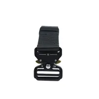 Тактический ремень Кобра с пластиковой пряжкой черный