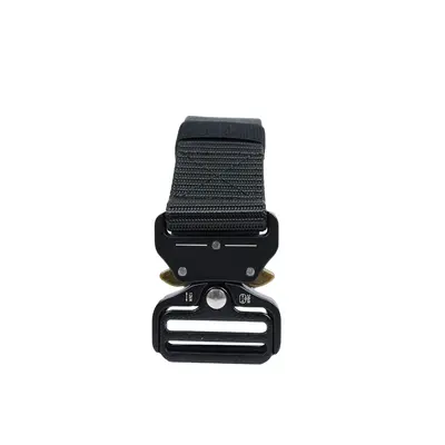 Тактический ремень Кобра с пластиковой пряжкой черный