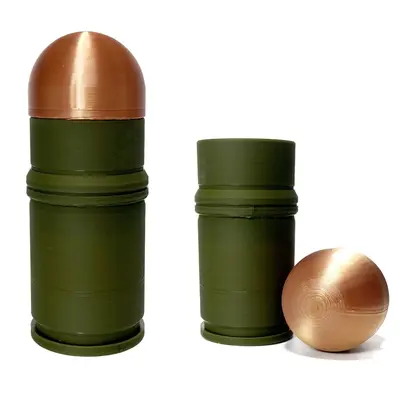 Навчальний макет осколково-фугасної гранати подвійної дії M430A1 (натуральний розмір, розбірна модель)