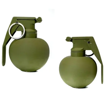 Макет ручної гранати M67 (НАТО) повнорозмірний, навчальний, страйкбольний