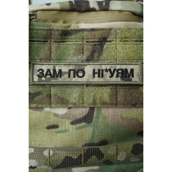 Шеврон "ЗАМ ПО НИ*УЯМ"