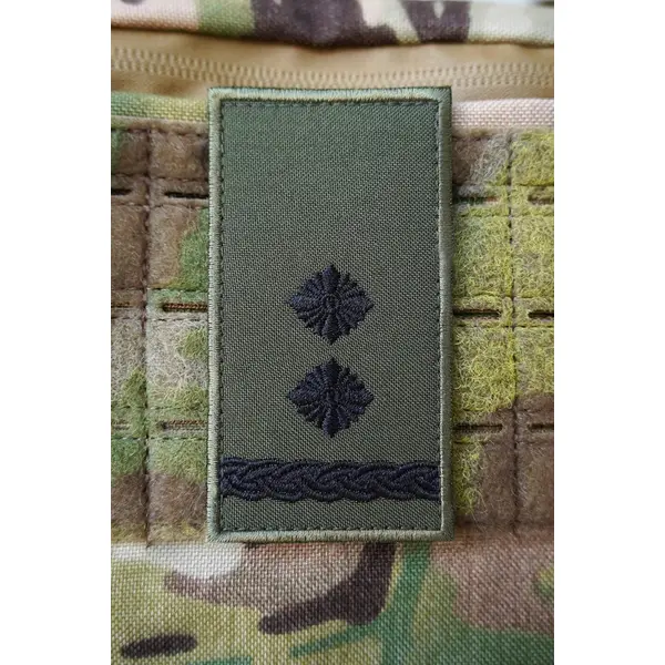 Шеврон-погон ВСУ "Подполковника Хаки" на липучке