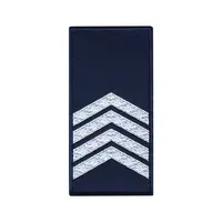 Погон полиции "СТАРШИЙ СЕРЖАНТ" - синий