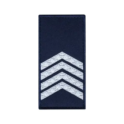 Погон полиции "СТАРШИЙ СЕРЖАНТ" - синий