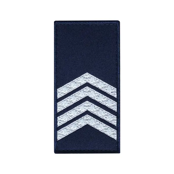 Погон поліції "СТАРШИЙ СЕРЖАНТ" — синій