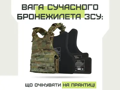 Вес современного бронежилета ВСУ: что ожидать на практике