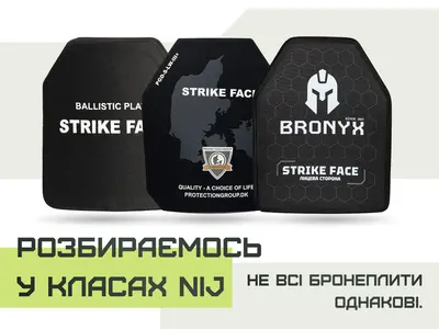 Класи захисту бронеплит: що означають NIJ III, IIIA, IV і як обрати потрібний