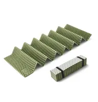 Килимок складаний IXPE Naturehike CNK2450WS044, алюмінієва плівка, 195x60х1,8 см, оливковий зелений